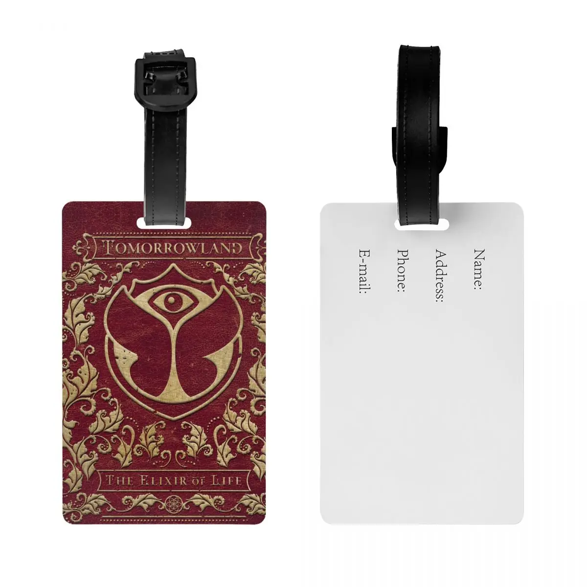 Tomorrowland Electronic Dance Festival Luggage Tags for Suitcases Privacy Cover ID Label