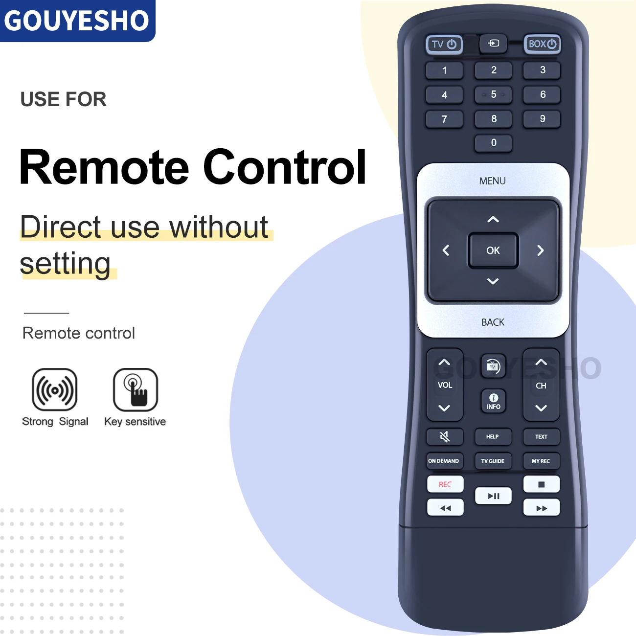 Imagem -02 - Controle Remoto para Horizon Ziggo tv Kwr153702 03br Novo