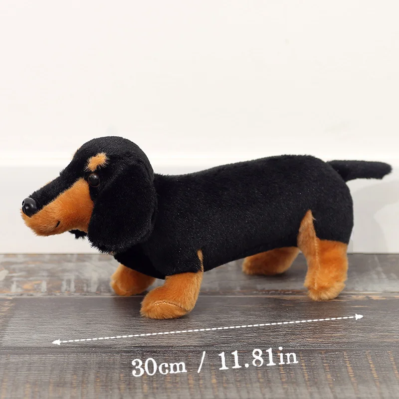 Hallowen Simulation Sausage Dog Plush Toy Cute Soft Stuffed Animals Dachshund Dog Doll Funny Home Party Decor Kids Birthday Gift