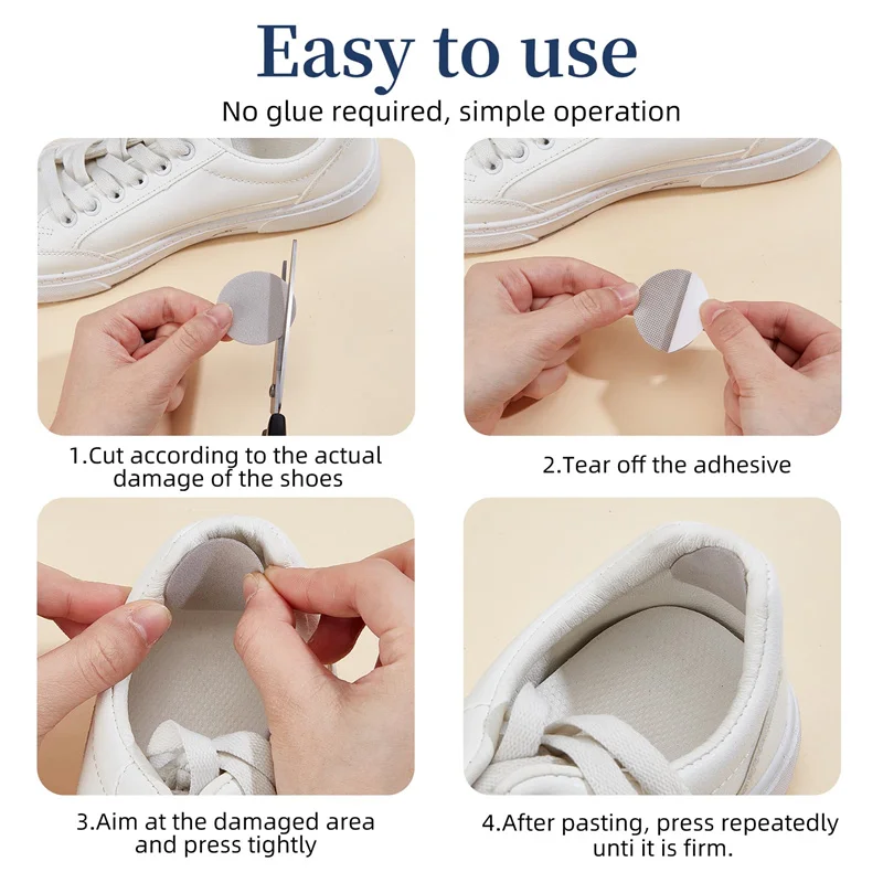 6/12 szt. Samoprzylepne łatki naprawcze do butów, uniwersalne, wytrzymałe wkładki do naprawy dziur na piętach, mikrofibra, skóra, łatki do naprawy sneakersów