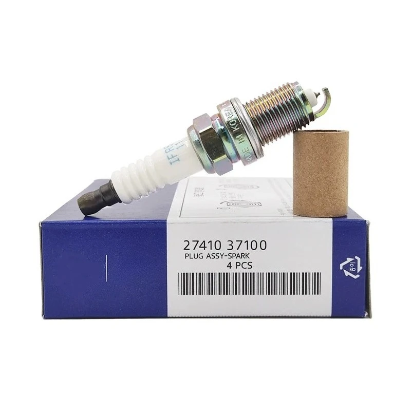 

4pcs 27410-37100 PFR5N11 5838 New Spark Plug For Hyundai Kia Sportage XG350 Santa Fe Tiburon 2741037100 18817-11051 PFR5N-11