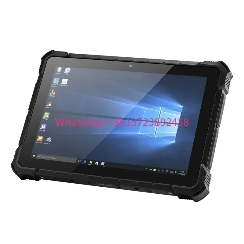 Rugged Tablet 10.1 Inch outdoor tablet win10 N4200 With Wrist Strap Rear 5.0MP Tablet Pc
