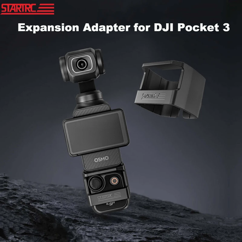 STARTRC Expansion Adapter for DJI Osmo Pocket 3 Accessories Backpack Clip Clamp Bicycle Holder Magnetic Chest Strap Tripod