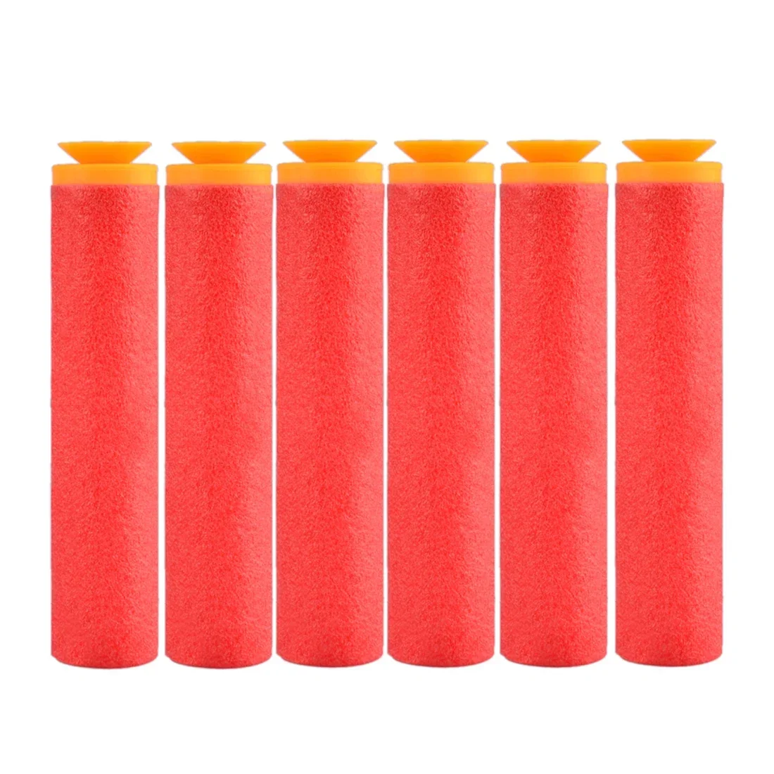 Balas de espuma de cabeza de tipo succionado, balas suaves de 120 piezas para la serie Nerf Mega, Color Rojo