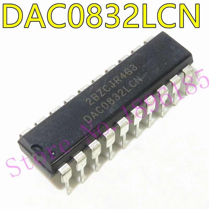 1 pz/lotto DAC0832LCN DAC0832 DIP-20 DAC0830/DAC0832 convertitori da D A A A doppia lucidatura compatibili A 8 Bit P