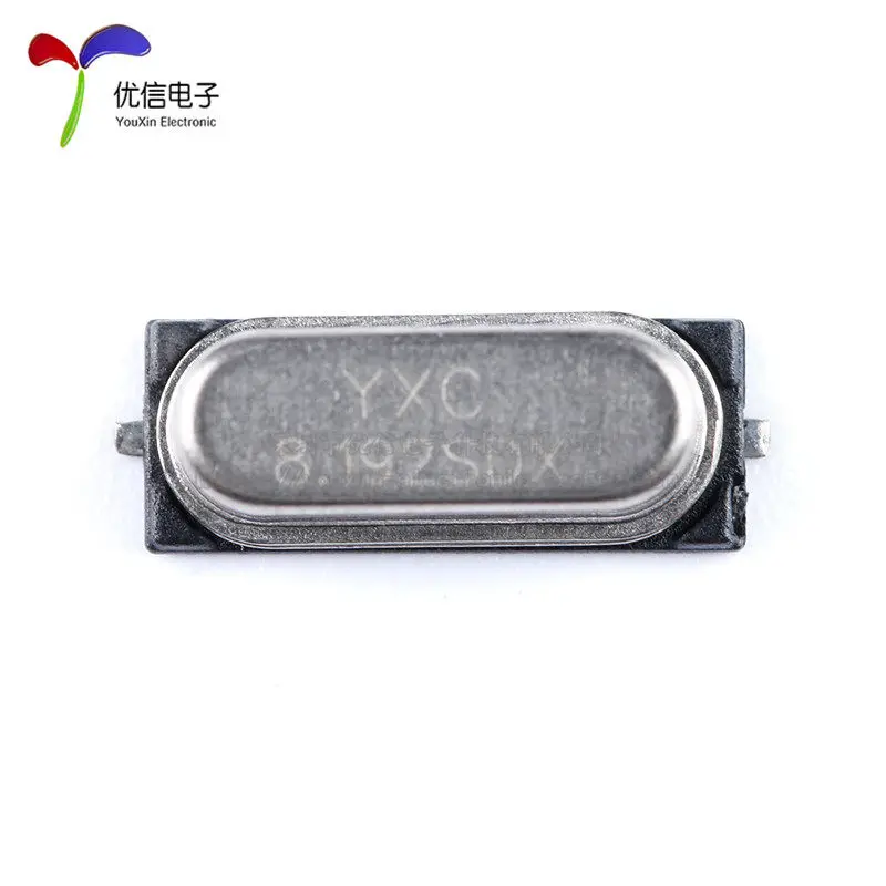 SMD Passive Oscillator/HC-49SMD 8.192MHz ± 20ppm 20PF X49SM8192MSD2SC 10PCS