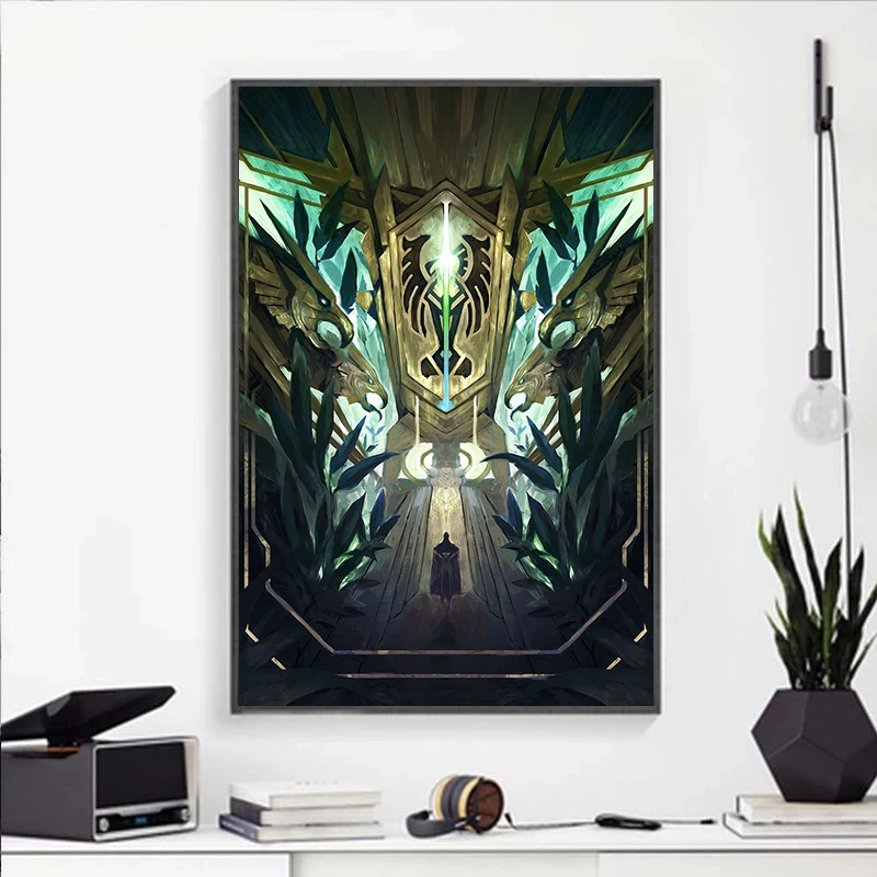 Mystery Fantasy World Dark Print Poster Magic The Gathering Wall Art Modern Gorgeous Magnificent Canvas Painting Home Decoration