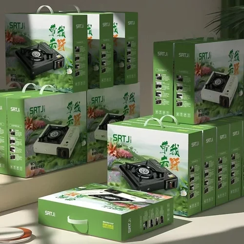 Imagen 2 del producto Estufa de gas portátil 2025, diseño compacto para olla caliente, barbacoa, cocina de acampada, estufa de casete ligera al aire libre