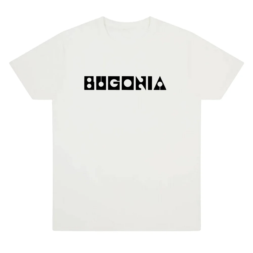Bugonia Logo Merch T-shirts Mannen/vrouwen Mode Kleding Zomer Ronde Hals Korte Mouw Katoen Hoge Kwaliteit Comfort Tee Grafische Top
