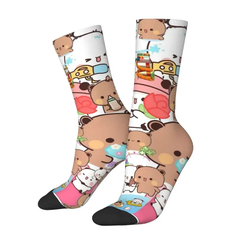 

Custom Harajuku Lovely Bubu Dudu Socks Women Men Warm 3D Printed Sports Basketball Socks