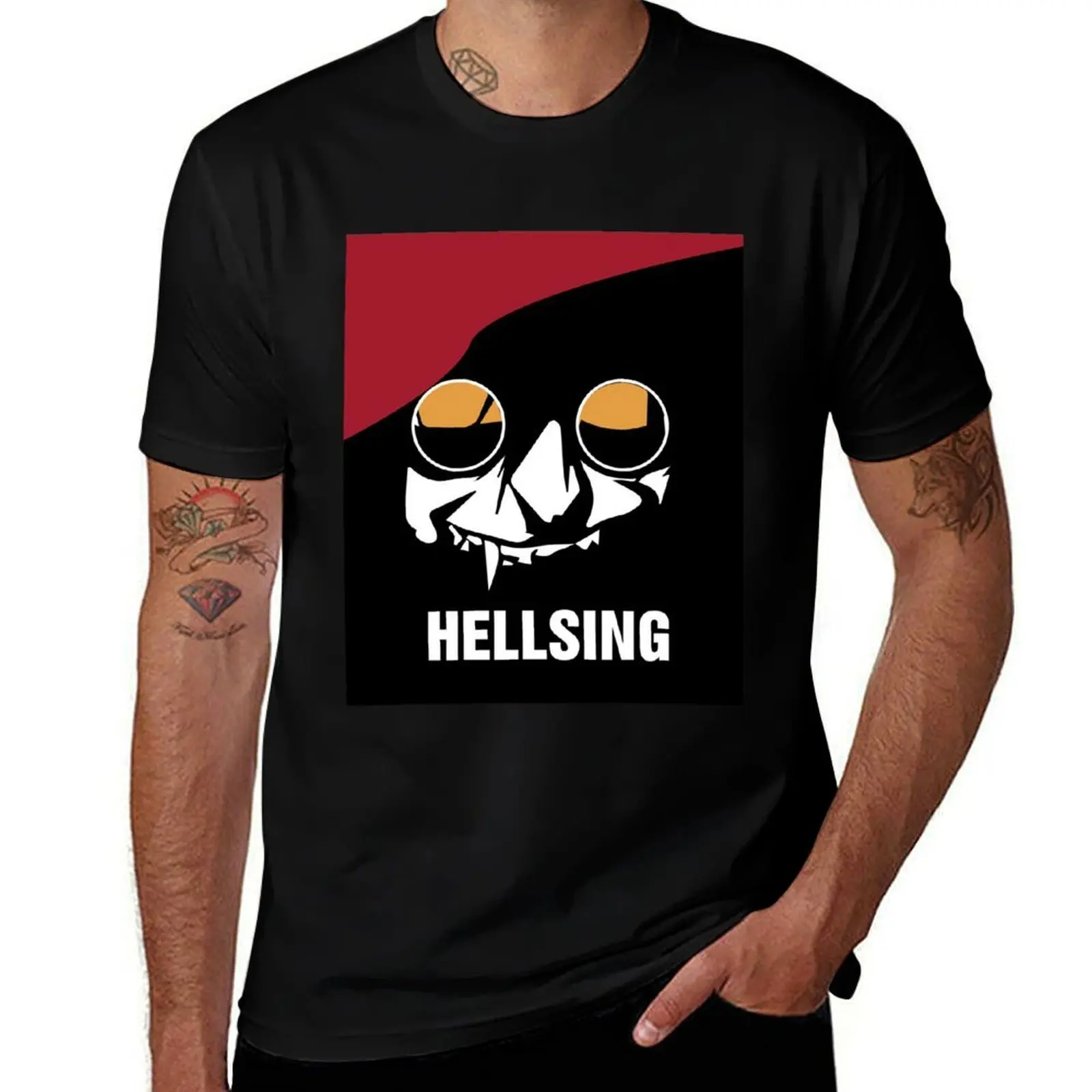 Alucard Hellsing Face T-Shirt Outdoor Activity Sports T-Shirt