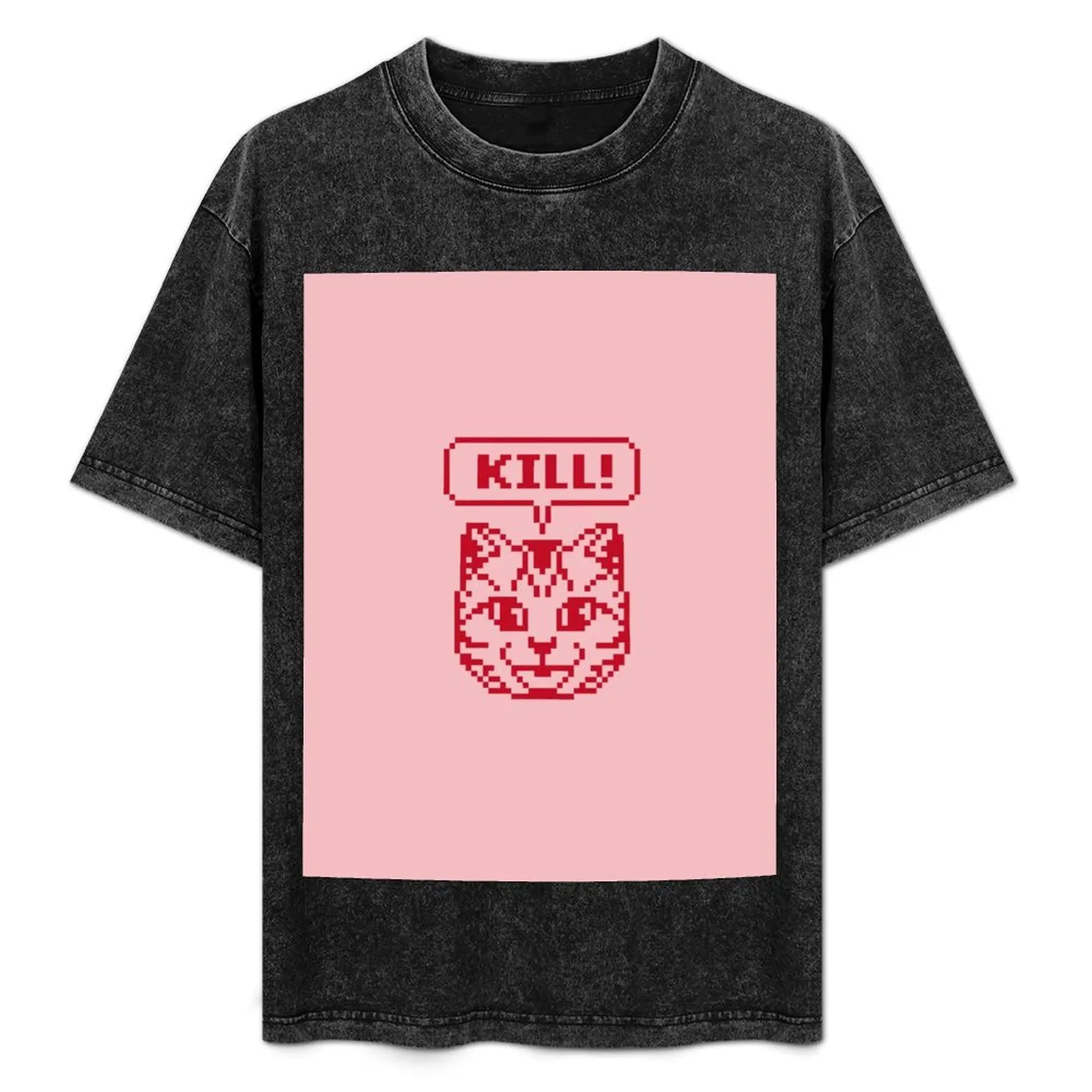 

NMH3: P09 - Cat T-Shirt Daily Wear Plain Short Sleeve Shirt