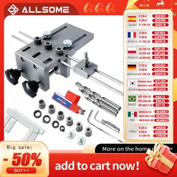 ALLSOME 3 IN 1 Wood Dowelling Jig Kit