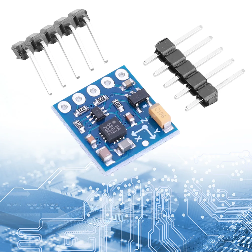 GY-271 3 محور المجال المغناطيسي البوصلة مقياس المغناطيسي الاستشعار I2C IIC الثلاثي محور البوصلة وحدة الاستشعار المغناطيسي 3 فولت-5 فولت لاردوينو