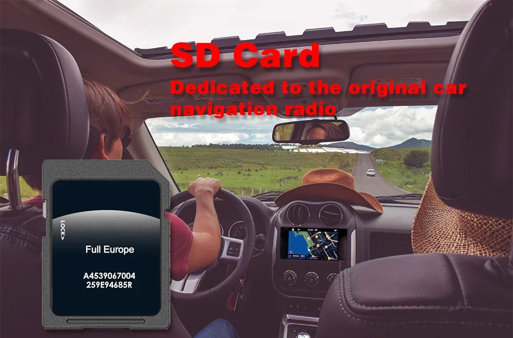 for Smart 453 mit Cool & Media Navigation Car Gps Map SD Card 2023 Full Europe System  Navi A4539067004 Free Delivery