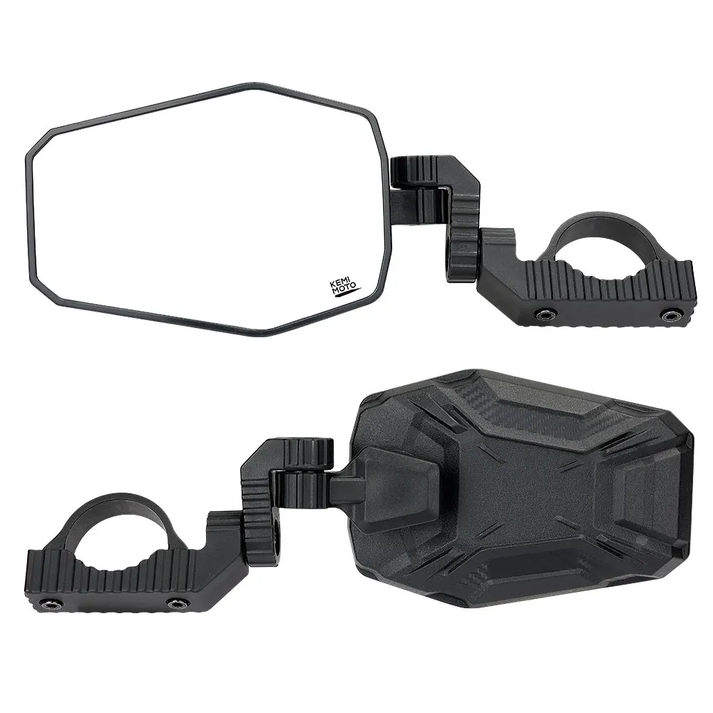 

UTV 1.65"-2" Side Mirrors Compatible with Polaris RZR for Can-Am Maverick X3 for Cf moto for Arctic Cat