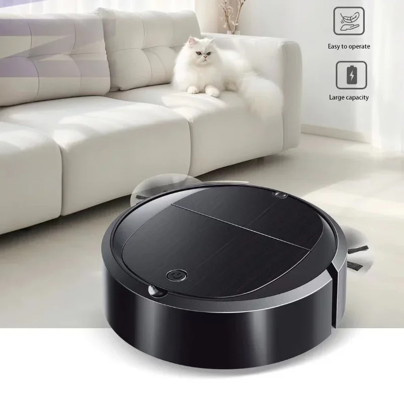 Xiaomi Automatic Sweeping Robot Portable Mini Home Robotic Vacuum Cleaner USB Rechargeable Wet Dry Three-in-one Sweeping Machine