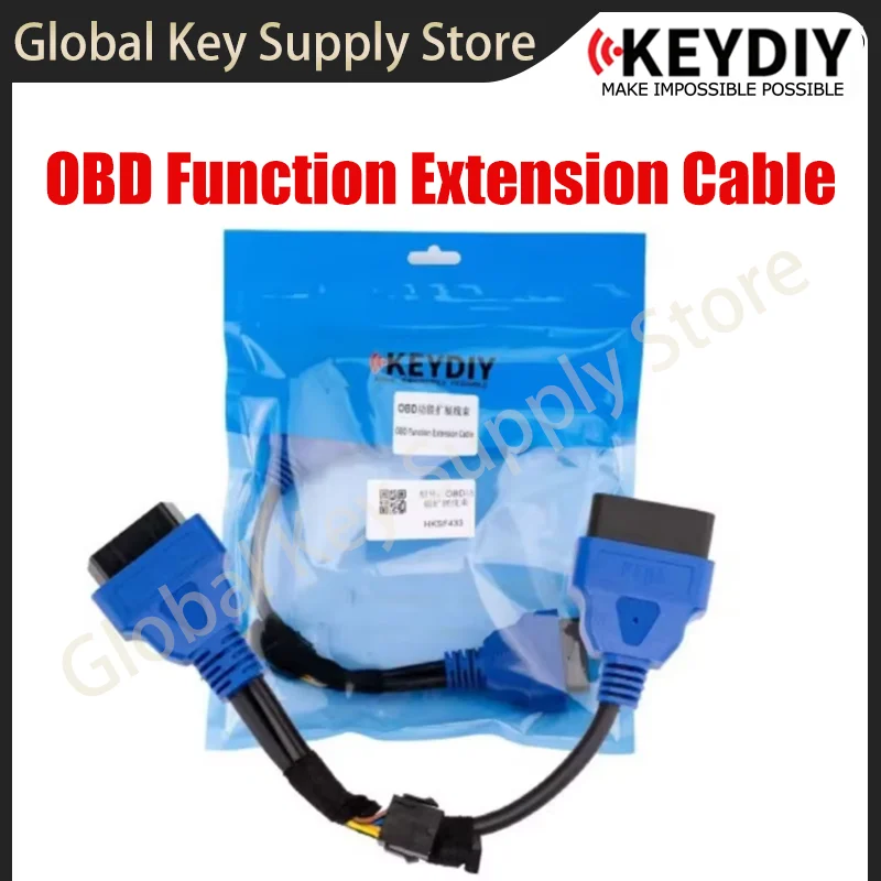 KEYDIY OBD Function Extension Cable for Ford 2018+ for All Keys Lost /Alarm Reset /Override for KD-X4