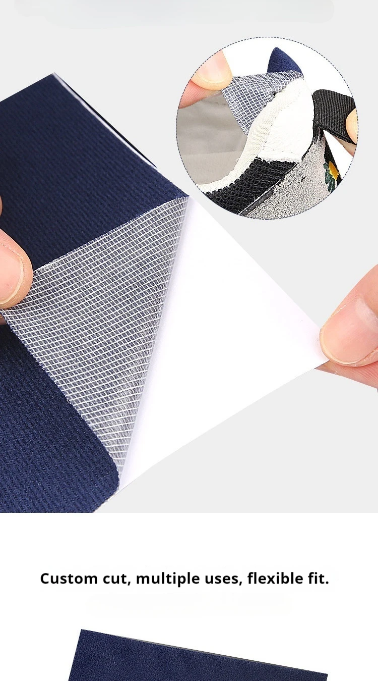 Mesh-Sneaker-Reparaturzubehör, fester, selbstklebender Fersen-Anti-Abrieb-Aufkleber, oberes zerrissenes Futter, Reparaturaufkleber, 1 Stück/3 Stück – Detail 6