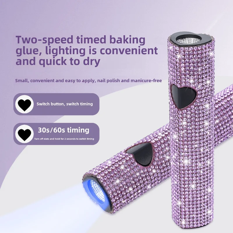 Handheld Nagel Trockner Lampe UV/LED Nagel Aushärtung Gel Polieren Werkzeug USB Aufladbare Schnell Trocknende Lampe Nagel Werkzeuge Gel lampe