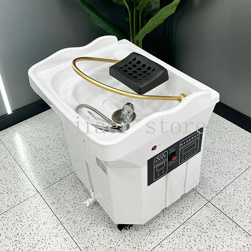 

Mobile Head Therapy Machine - Fumigation Water Circulation Hair Care Device for Salon Beauty/Massage Bed Shampoo Basin