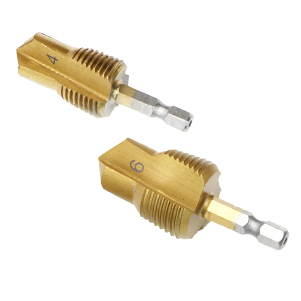 

2 In 1 Drill Hexagonal Drill Bit Plumber Tool 6.35mm Hex Handle Electric Drill Compatible Integrated Stepped Design