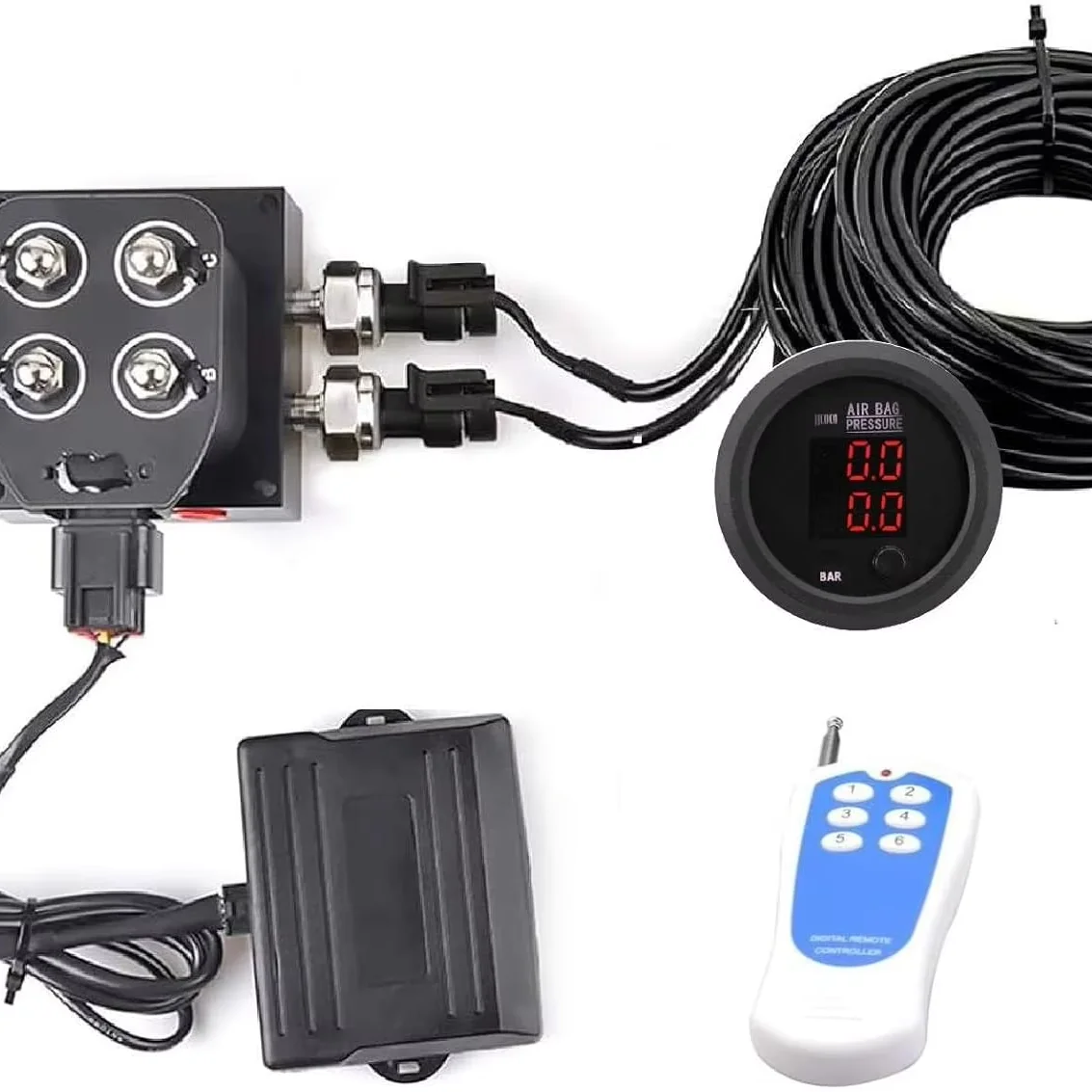 Five Segments Memory Remote Control Complete Universal air Suspension Management Control System Kits
