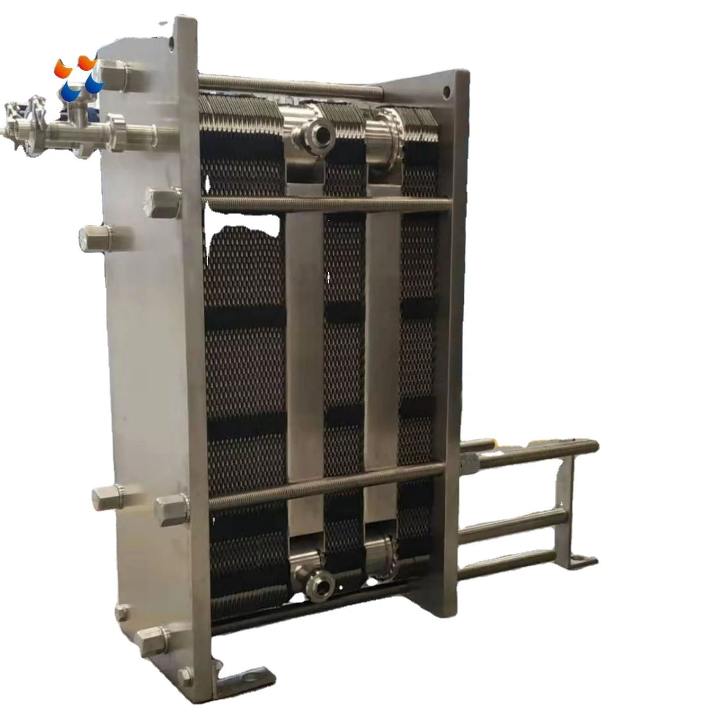 Easy-to-maintain Plate Heat Exchanger, Detachable Washable, Food-grade 304 Stainless Steel, Herringbone Pattern, High Pressure
