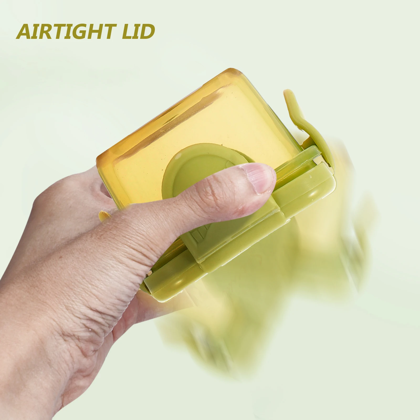 

4pcs Food Storage Containers Sealed Design Lightweight Mini Boxes For Baby Assistant Condiments Beans Powders Keep Fresh