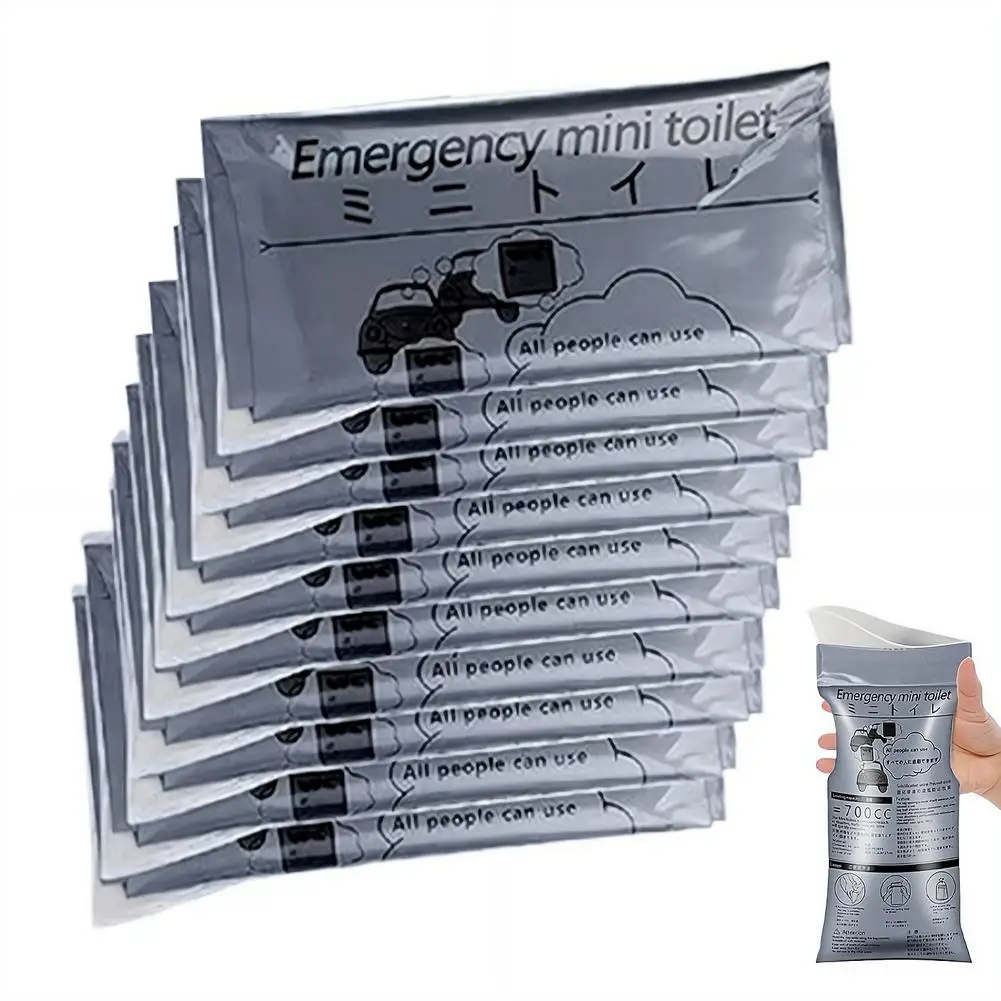 Car Emergency Urine Bag Disposable Travel Mobile Toilet Portable Urinal Bag for Female Baby Male Outdoor Travel Car Urinals