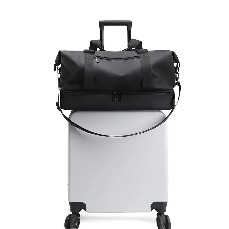 حقيبة لياقة رياضية جديدة للرجال مع حقيبة ظهر ذات سعة كبيرة للفصل الرطب والجاف وحقيبة سفر محمولة باليد للرحلات القصيرة #6