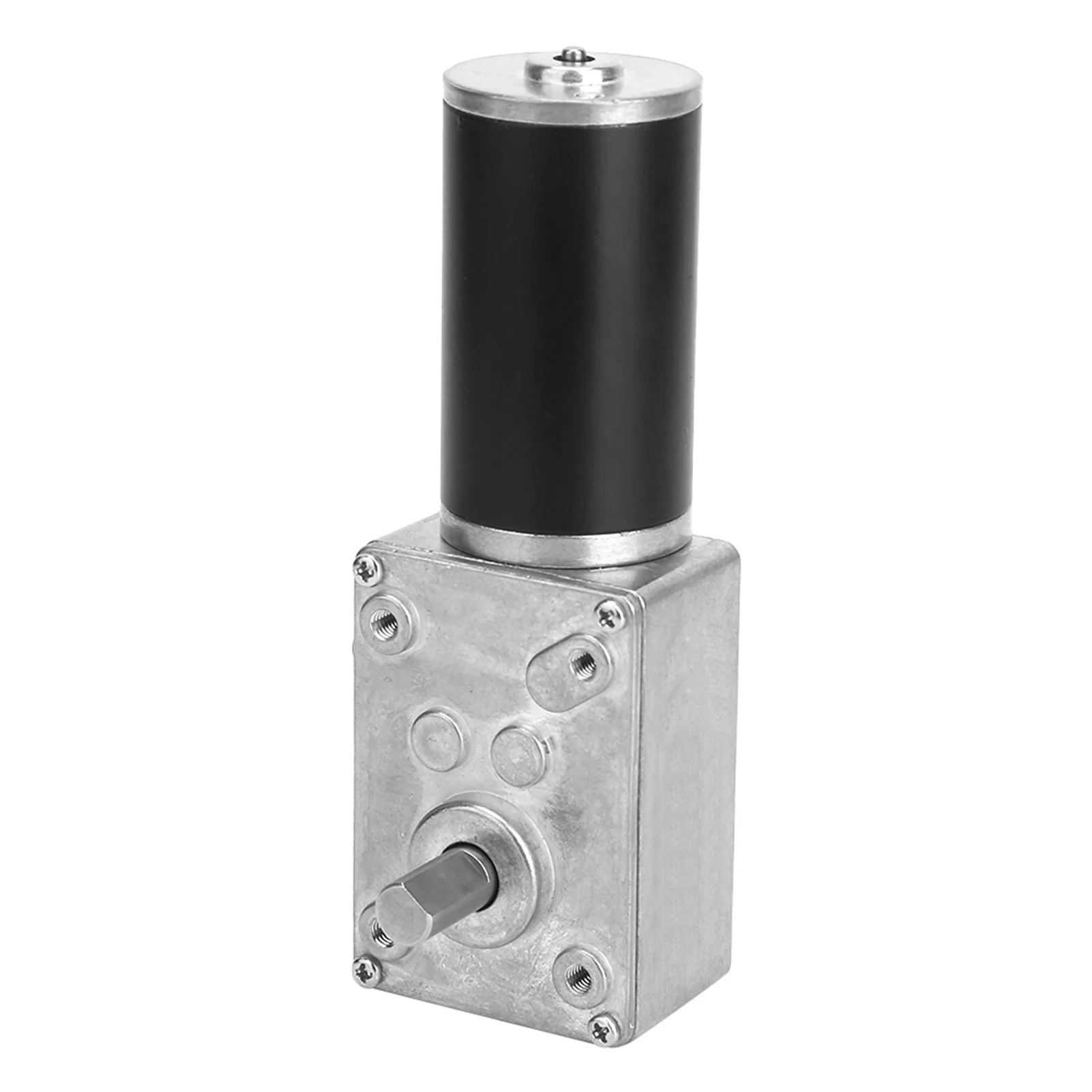 High Torsion Speed Reduce Electric  Motor Reversible Worm Gear Motor 8mm Shaft 12V Reversible Worm Gear Motor 10-400RPM