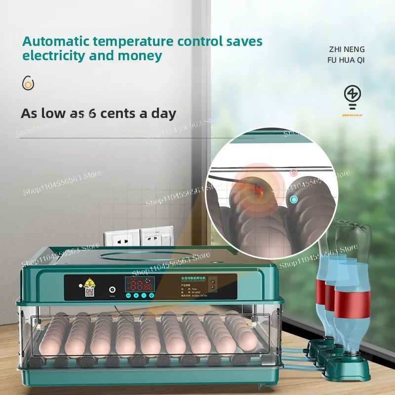 6 to 128 pieces Automatic Egg Incubator with Auto Water Refill Smart Mini Home Use for Chicken Duck Goose Quail Hatching Machine