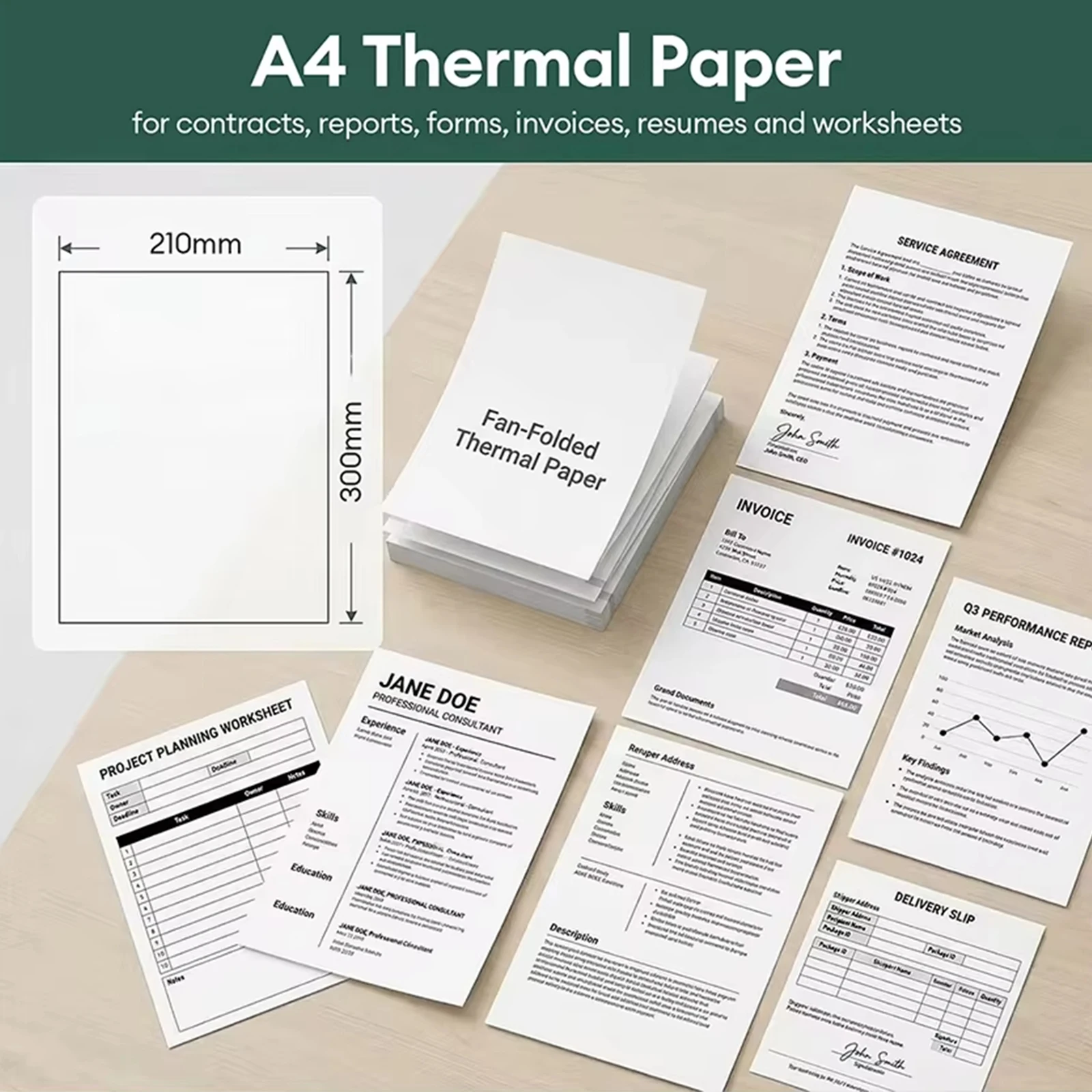 Papier thermique A4, 210 x 30 - Photo Printer avis et prix