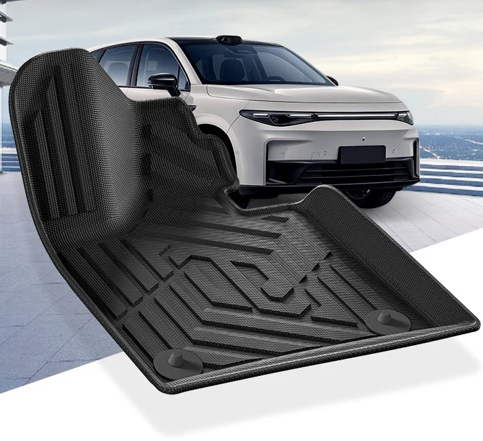 For LEAPMOTOR C10 2024 TPE Floor Mats & Cargo Liners All Weather Floor Liners Trunk Mat TPE Heavy Duty Waterproof Pad