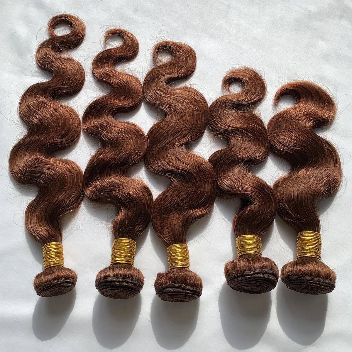 Miss Rola Brasil # Rambut Manusia Model Body Wave 33 #   Rambut Manusia Ginger Brown Bundel Remy T1B/33 #   Ekstensi Rambut Body Wave