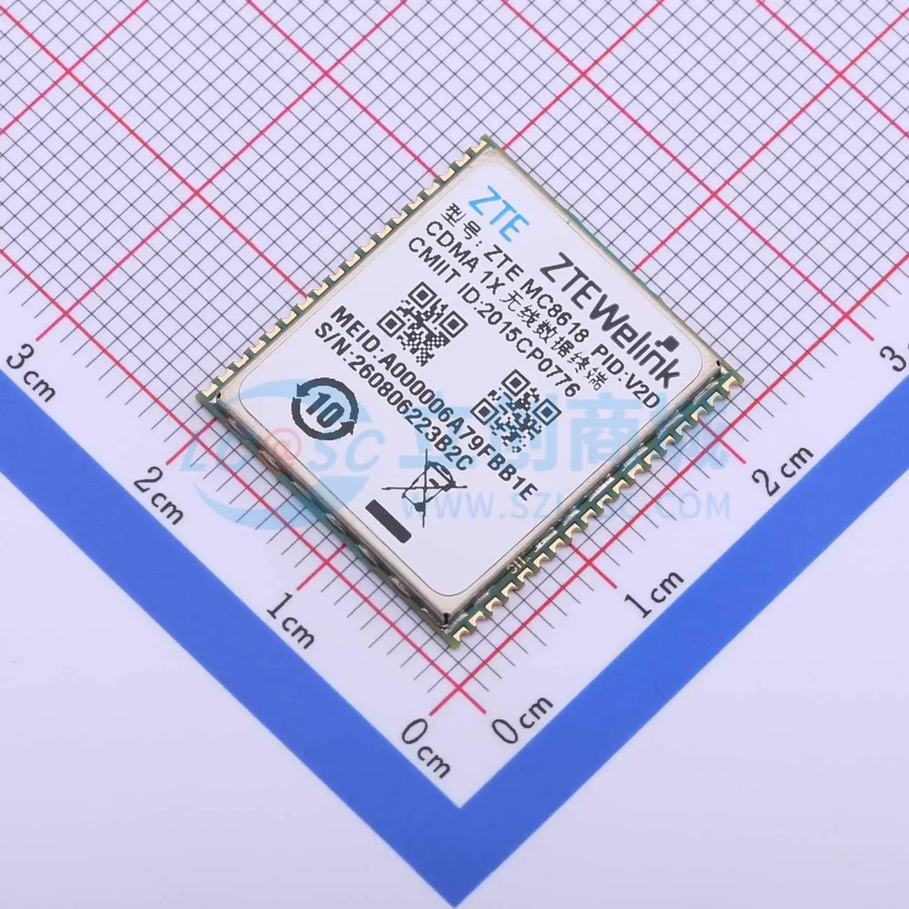 1pcs MC8618 SMD 22x20mm CDMA2000 UART UIM 3.3V 4.25V Cellular LTE Communication Module for Smart Home System