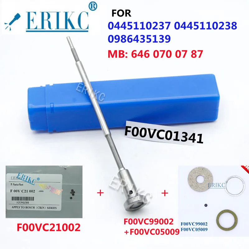 

ERIKC Original Control Valve F00VC01341 +F00VC21002 +(F00VC99002 +F00VC05009) FOR 0445110237 0445110238 0986435139 MB:6460700787