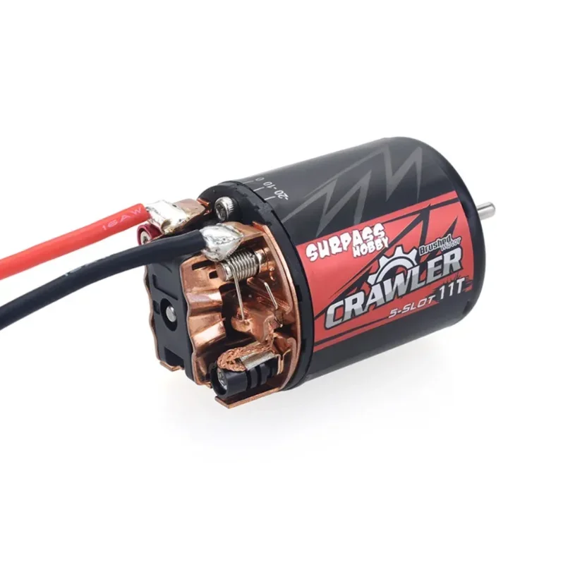 محرك Surpass Hobby 550 متعدد الفتحات مع 80A مقاوم للماء ESC - 10T/12T/16T/20T لقارب سيارة TRAXXAS TRX4/TRX6 & WLtoys RC