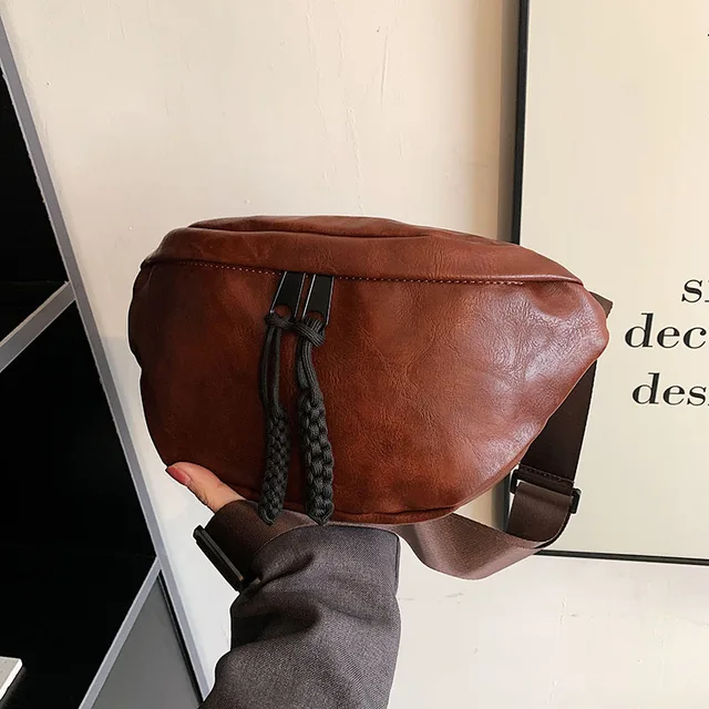 Luksusowa torba na klatkę piersiową wysokiej jakości miękka skóra damska torba na talię moda Fanny Pack designerska damska torba na ramię telefon Pack