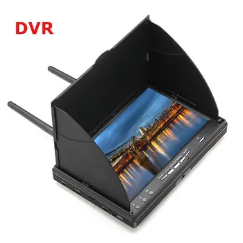 9IMOD LCD5802D FPV 顯示器帶 DVR 5.8G 40CH 7 吋液晶螢幕顯示器 800x480 雙分集接收器,適用於 FPV 無人機 10 最佳銷售 監控第一人稱視角 - №4