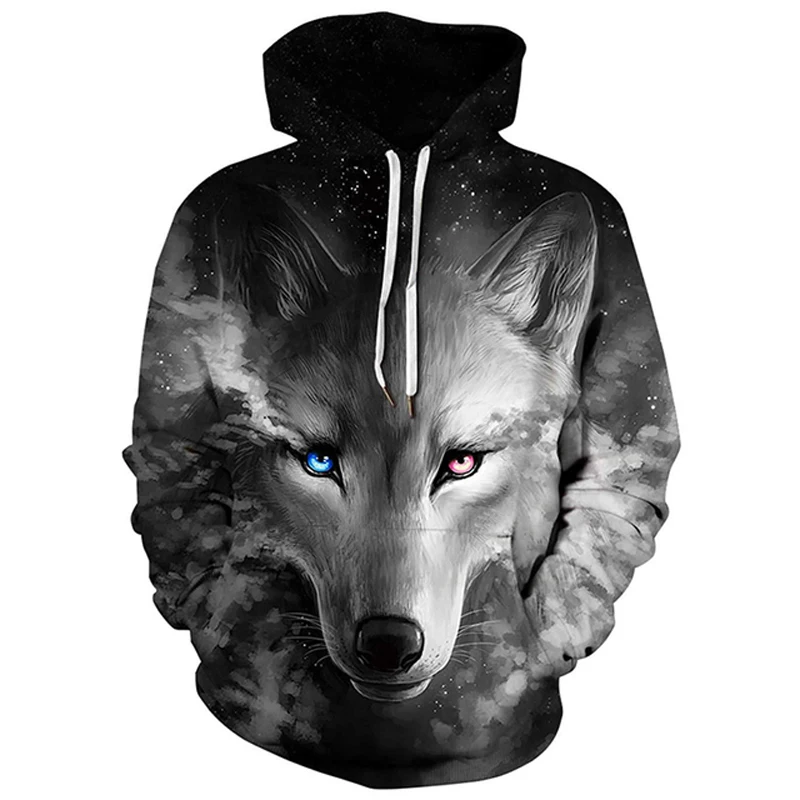 Wolf Fashion Style 3D Printed Hoodies Unisex Pullovers Hoodie Casual Sweatshirts Street Top Tracksuit