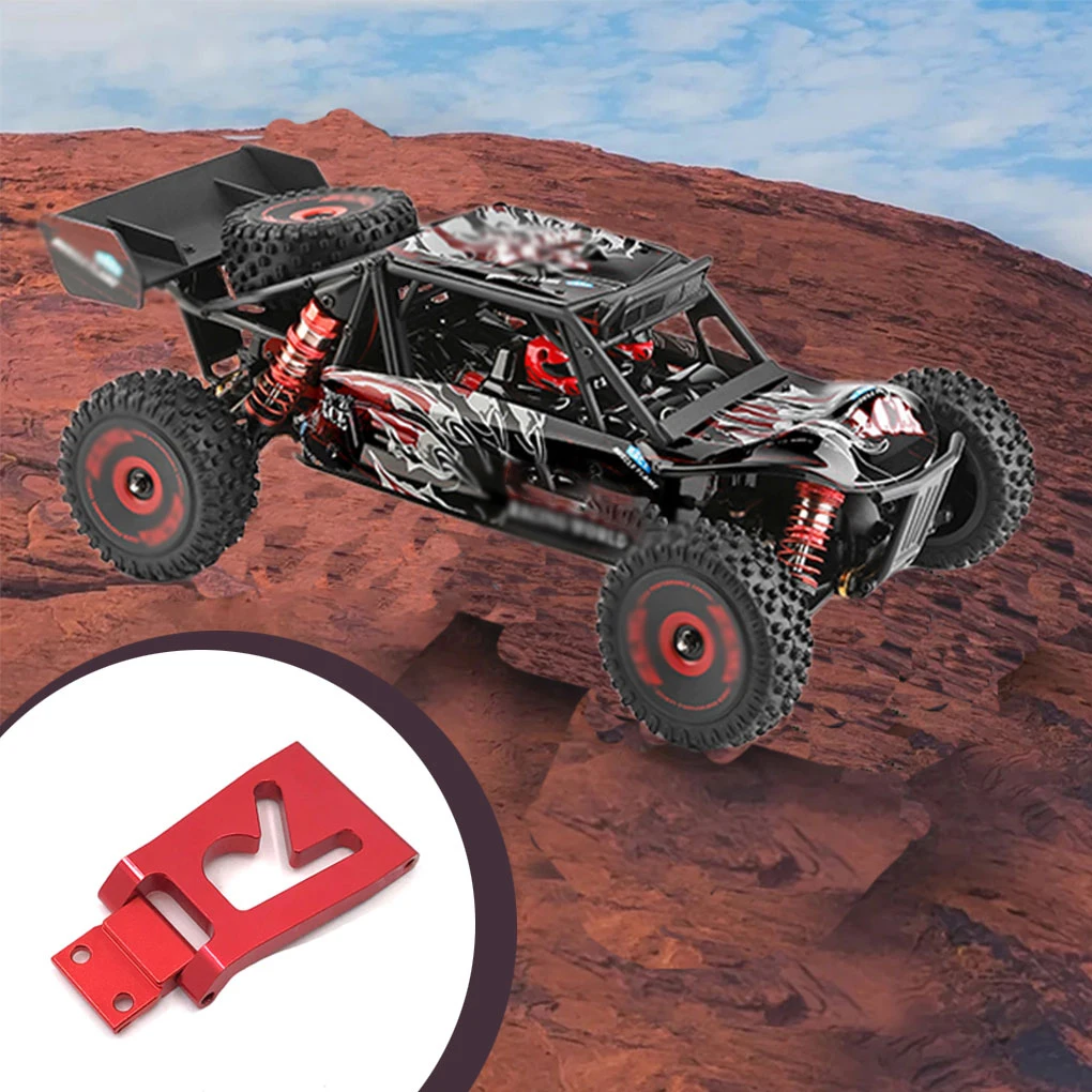 Achterstaartplaat 1:12 Crawler Auto Upgrade Onderdeel Reparatie Geschenken Zilver