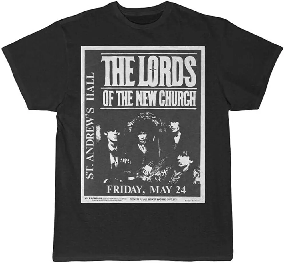 Lords of The New Church Flyer T-shirt High Quality 100%Cotton Short Sleeve