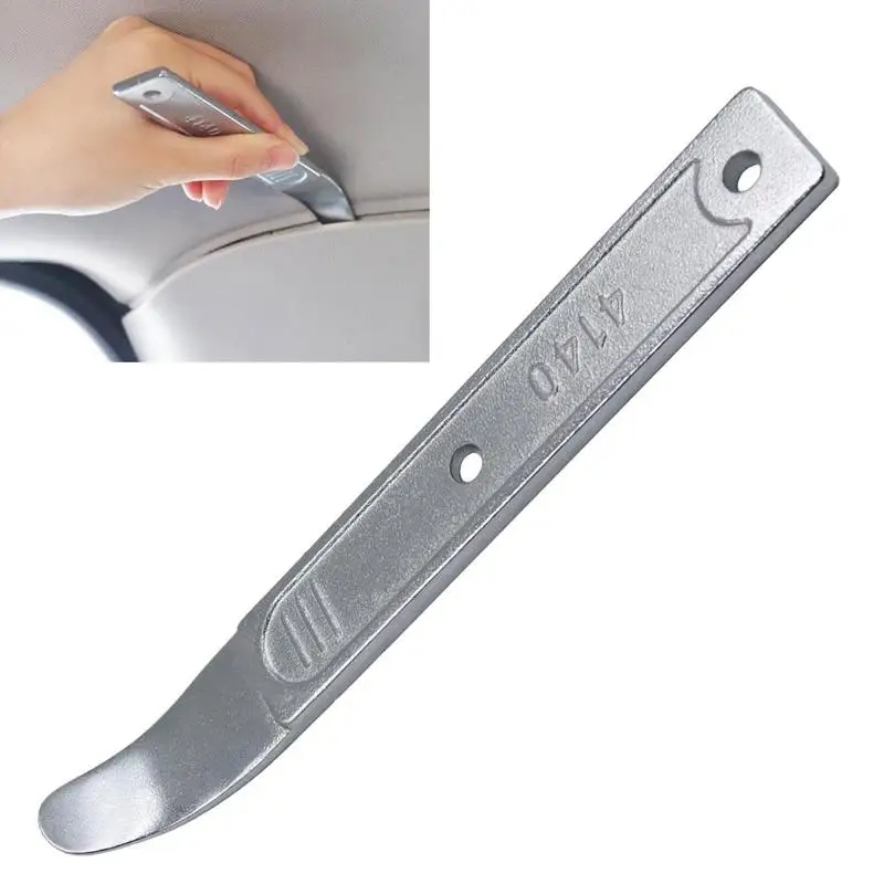 

4140 Pry Tool Car Trim Removal Tool Panel Popper Tool Metal Pry Bar Steel Easily Removes Tool For Interior And Exterior Trim