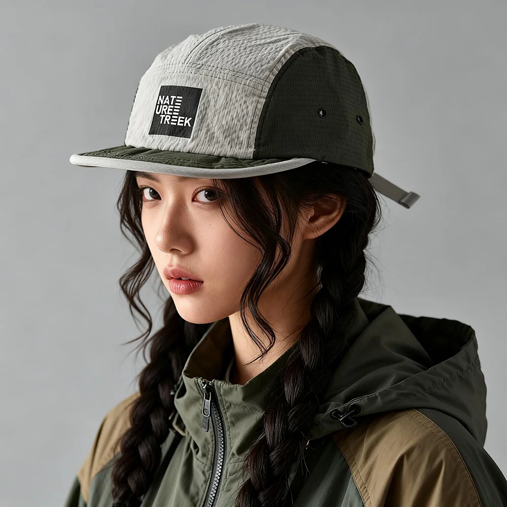 NEUE 5-Panel-Kappe mit kurzem Schirm, schnelltrocknend, Golf-Baseballkappe, weiche, leichte Sport-Laufkappe für Herren, Y2K Outdoor-Hut für Damen – Detail 1