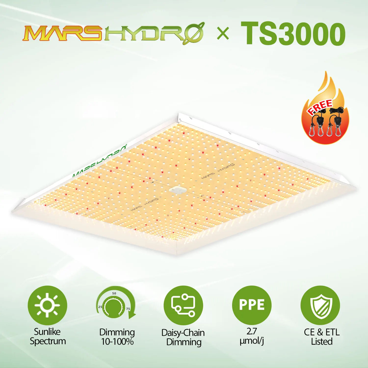 Imagem -04 - Marshydro-regulável Led Crescer Luz Espectro Completo Sistema Hidropônico de Plantas Interiores Quantum Board Lamp ts 600 1000 2000 3000