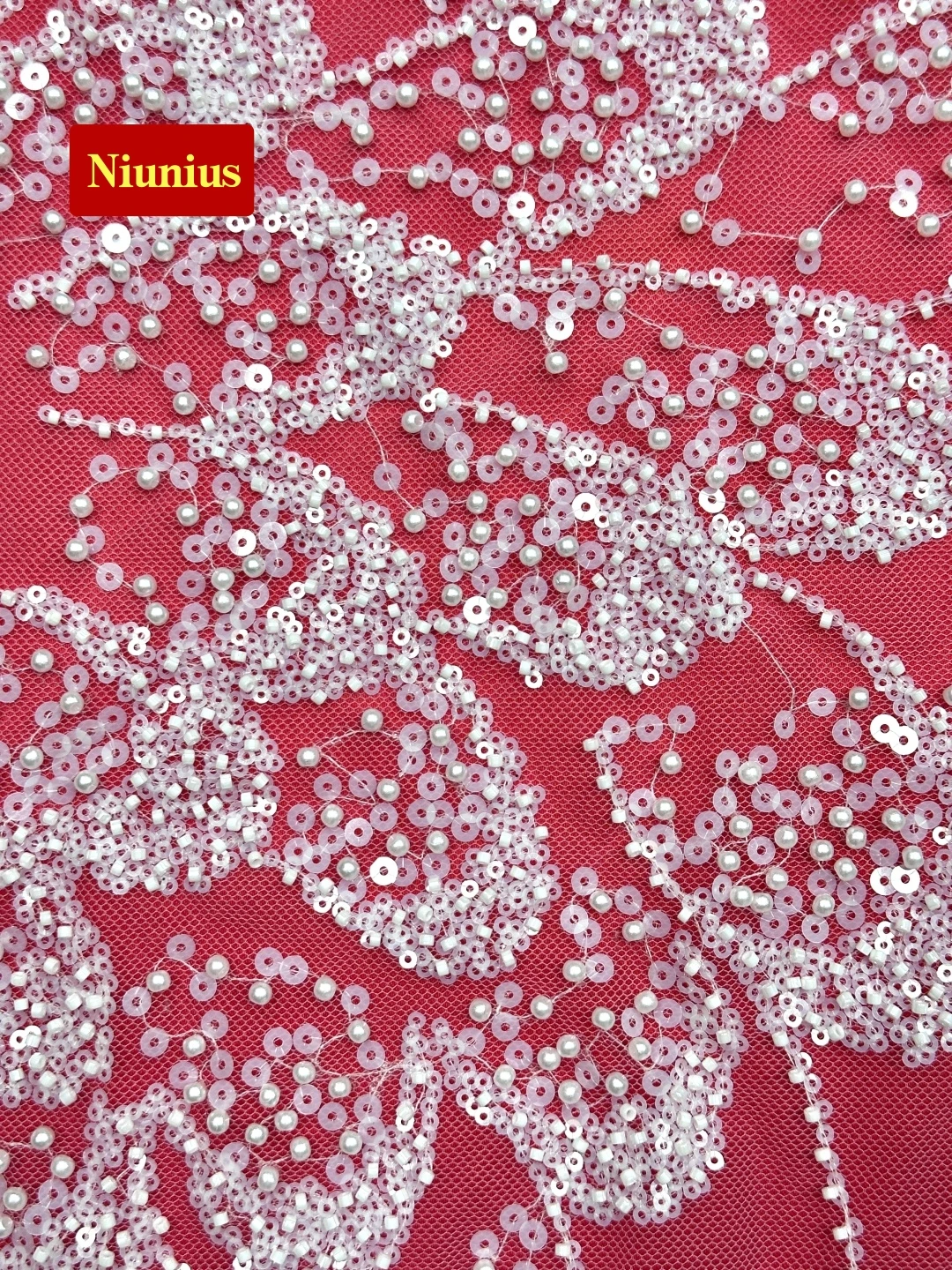 

Популярная элегантная ткань для свадебных и вечерних платьев 2026 года - белый мягкий тюль с пайетками и бисером, высокое качество (Новинка из Австрии) NN5281_Z