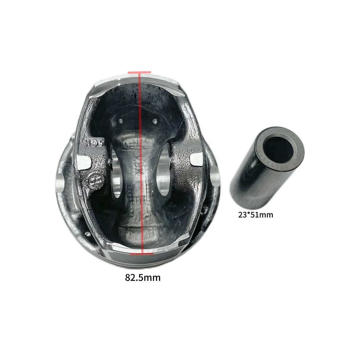 Pistón de 82,5mm de calidad OEM con Kit de enlace de pasador de anillos para vw A3 2,0 2,0 T Pin rugoso de baja potencia CWN DKW DBF DKV DPL OE 06L107065CH