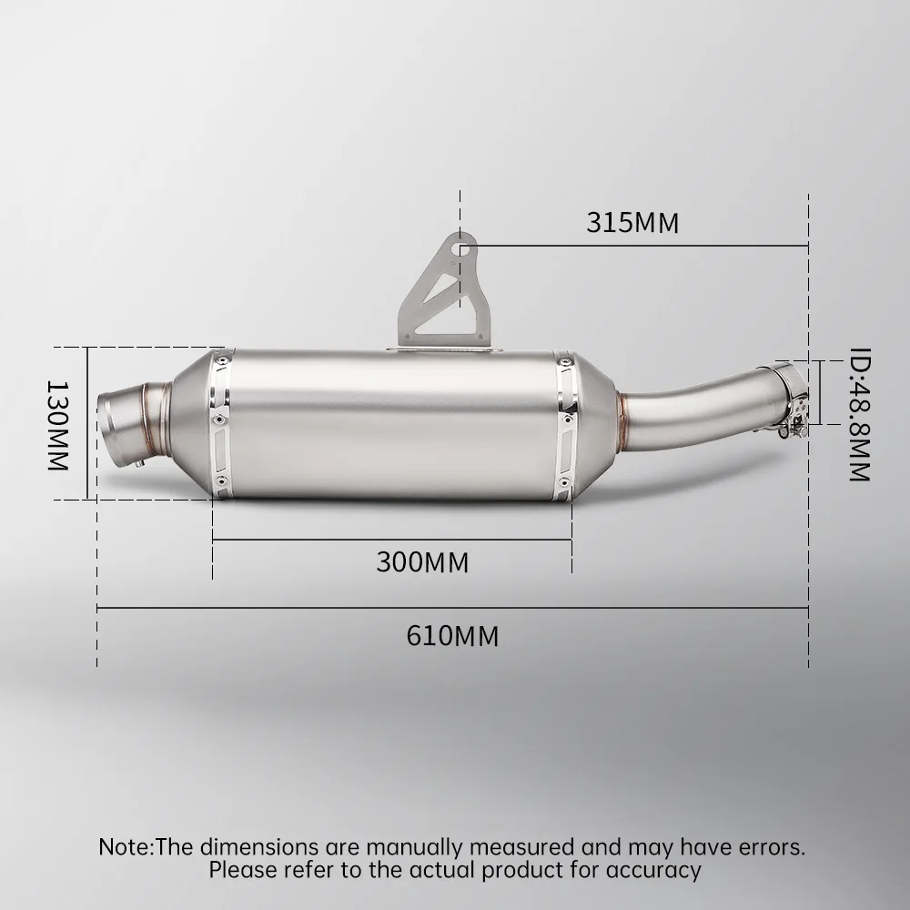 Motorcycle Exhaust Systems Stainless Steel Mid-Link Pipe Exhaust DB Killer Muffler